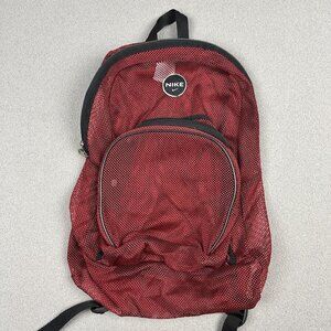 VTG Nike Y2K See Through Mesh Nike Backpack Gym School Travel Bag